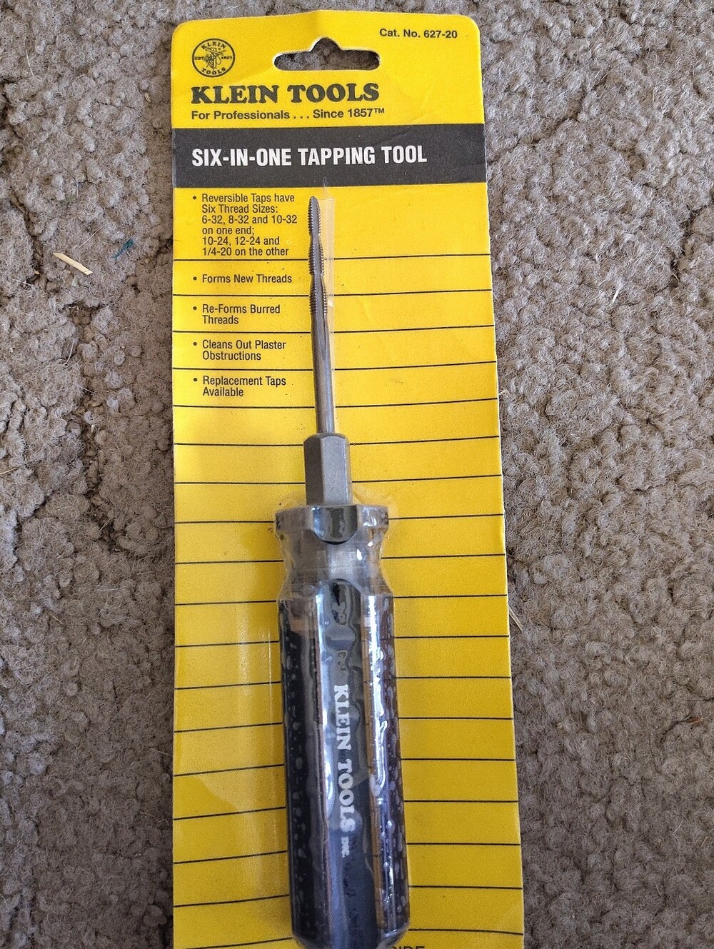 Klein Tools 627-20 Tapping Tool Made in USA